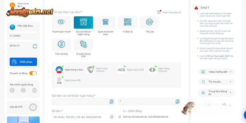Luckywin.net - Đánh Giá Cổng Game Luckywin Từ Người Chơi gioi thieu luckuywin nap rut tien
